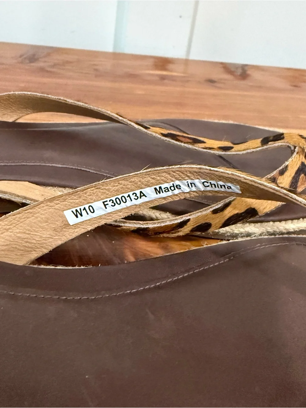 UGG Leopard Cheetah Flip Flops F30013A